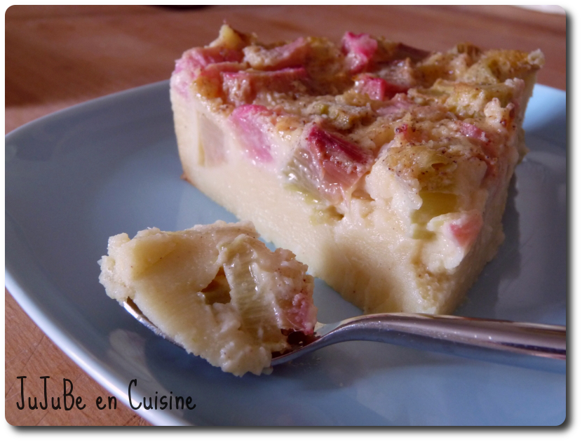 Clafoutis A La Rhubarbe Jujube En Cuiisine