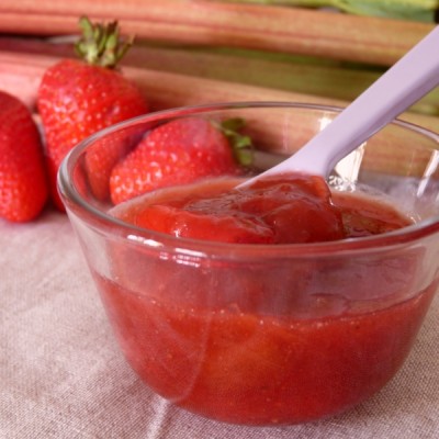 Confiture fraise – rhubarbe