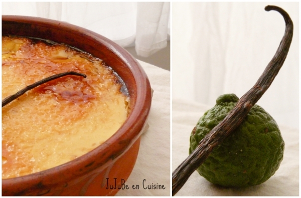 Crème brûlée au combava