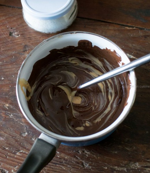 Brownie aux noix (sans lactose, sans gluten et sans oeufs - vegan) | Etape 1 | Jujube en cuisine