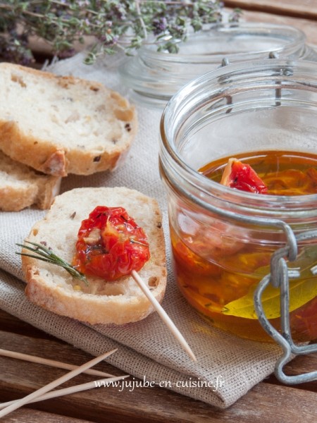 Tomates confites maison