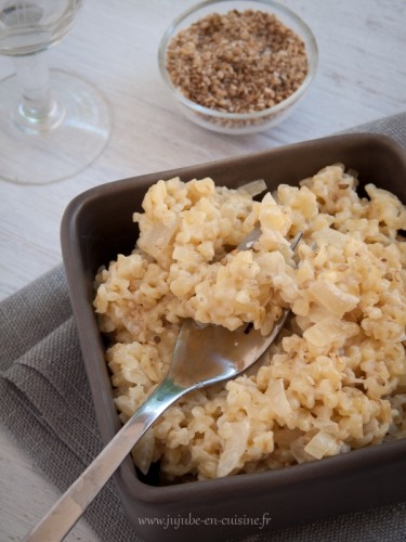 Boulghour façon risotto