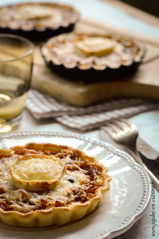 Tarte Aux Oignons Fromage De Chevre Et Miel Jujube En Cuisine