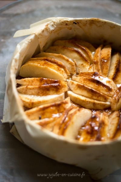 Broyé poitevin en tarte aux pommes et pain d'épices {kit à tarte}