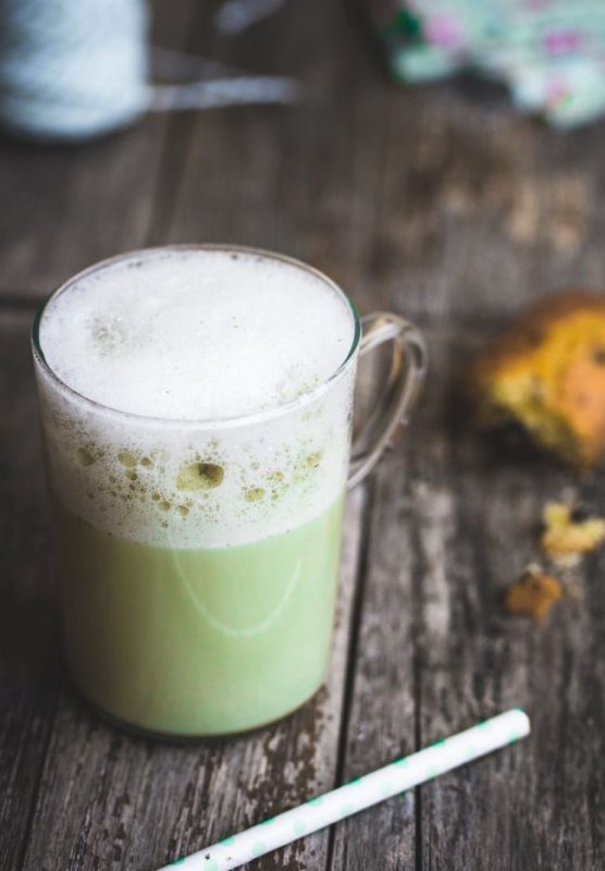 The Matcha Au Lait De Soja Jujube En Cuisine