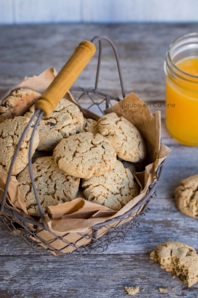 Des cookies tout coco (et pépites de chocolat)