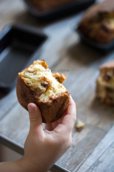 Brioche aux pépites de chocolat