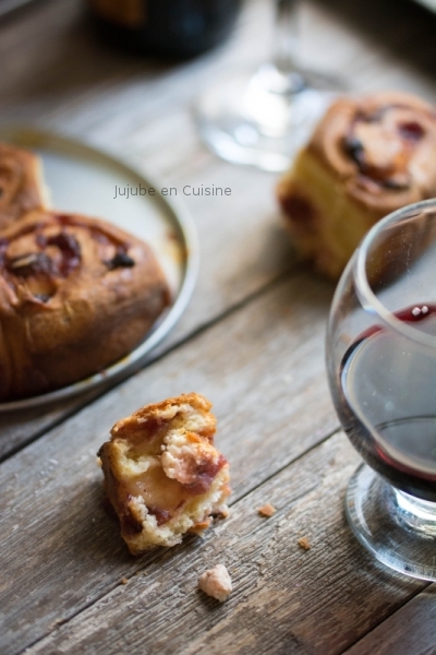 Brioche chèvre et cranberries {sucré-salé}