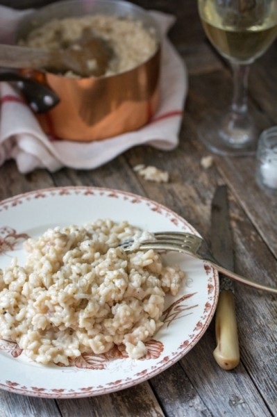 Risotto à la crème de cèpes et truffe