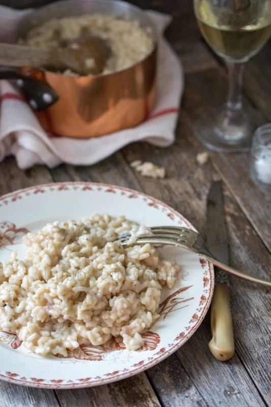 Recette de risotto crème de cèpes à la truffe Jujube en Cuisine