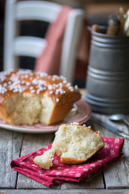 Brioche super moelleuse à la crème de coco | Vegan | Jujube en cuisine