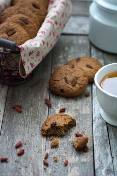 Cookies healthy aux baies de goji | Jujube en cuisine