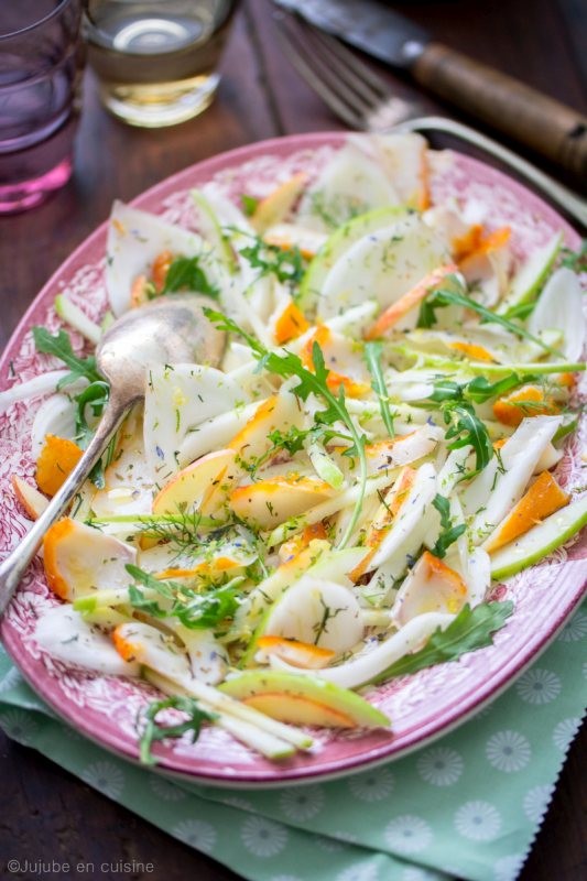 Salade de haddock, fenouil et pomme Granny Smith | Jujube en cuisine