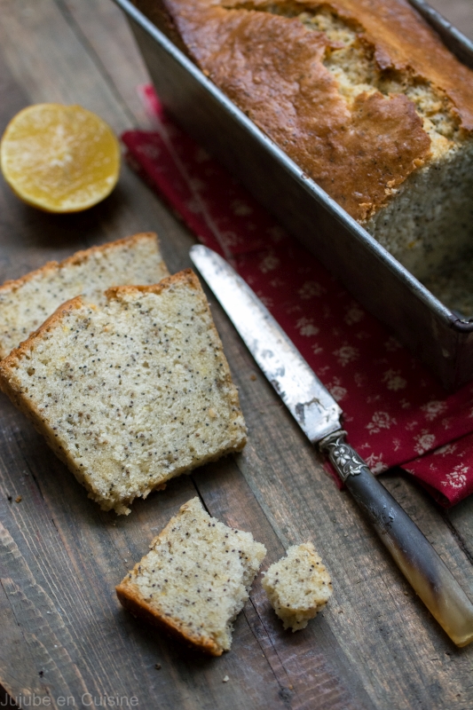 cake au citron bergamote et pavot | Jujube en cuisine