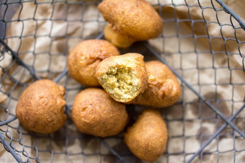 Hush Puppies - beignets à la farine de maïs