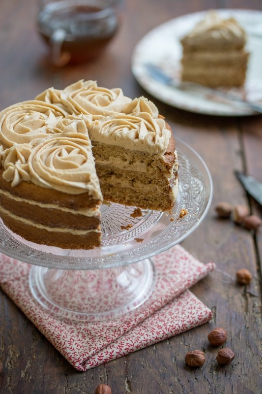 Layer cake à la noisette