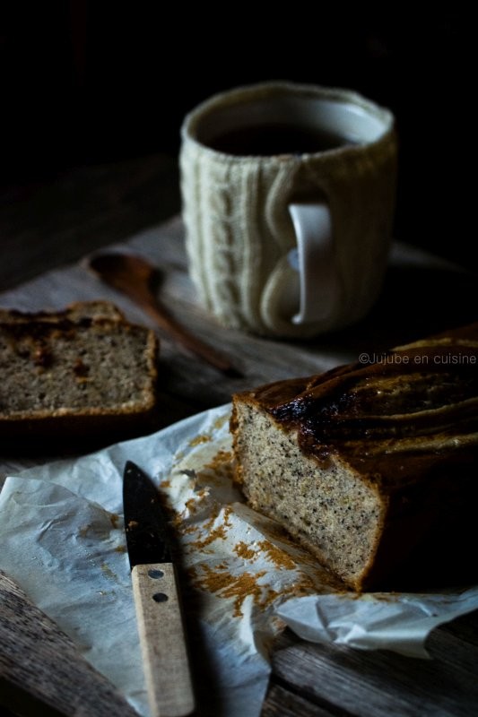 Banana bread citron pavot