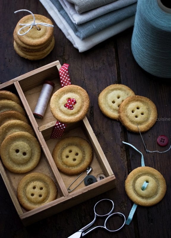 Biscuits en forme de boutons | Jujube en cuisine