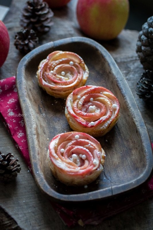 Roses de pomme (feuilletées) | Jujube en cuisine