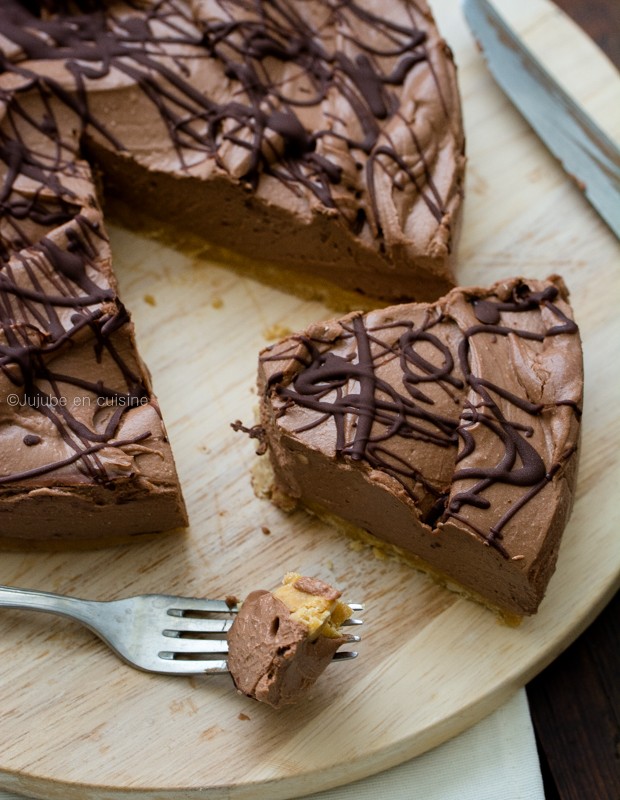 Cheesecake au chocolat noir très crémeux (sans cuisson) | Jujube en cuisine