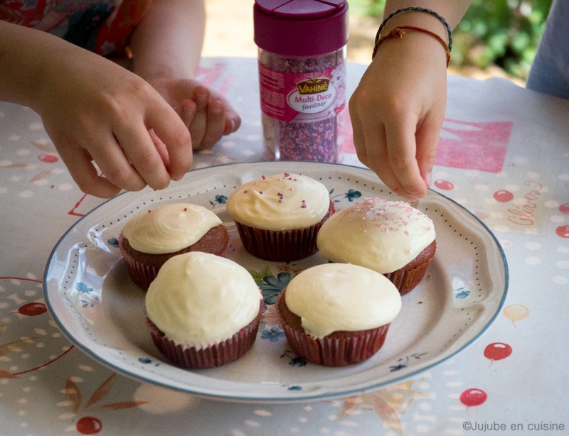 Red velvet cupcake | Jujube en cuisine