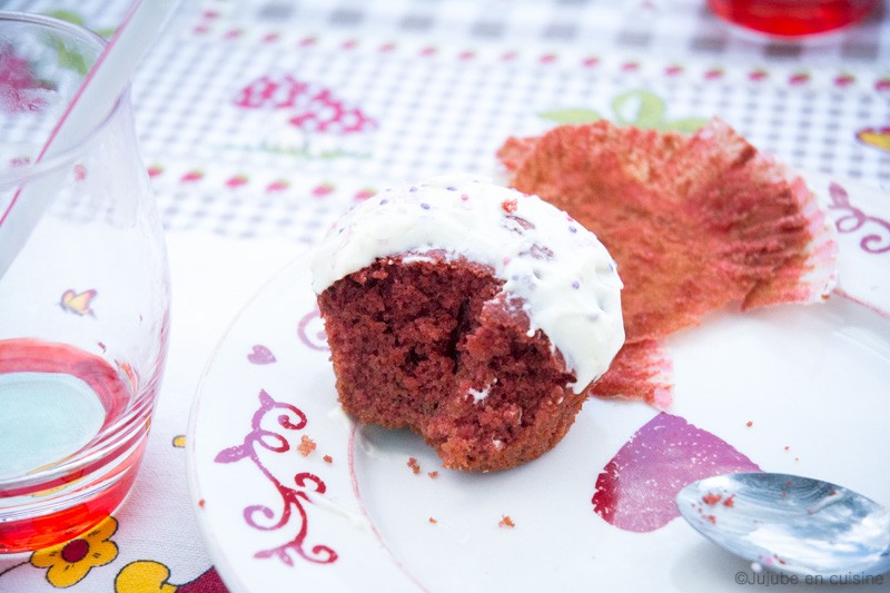 Red velvet cupcakes | Jujube en cuisine