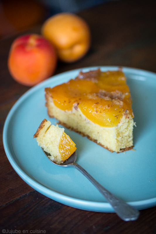 Gâteau renversé aux abricots | jujube en cuisine