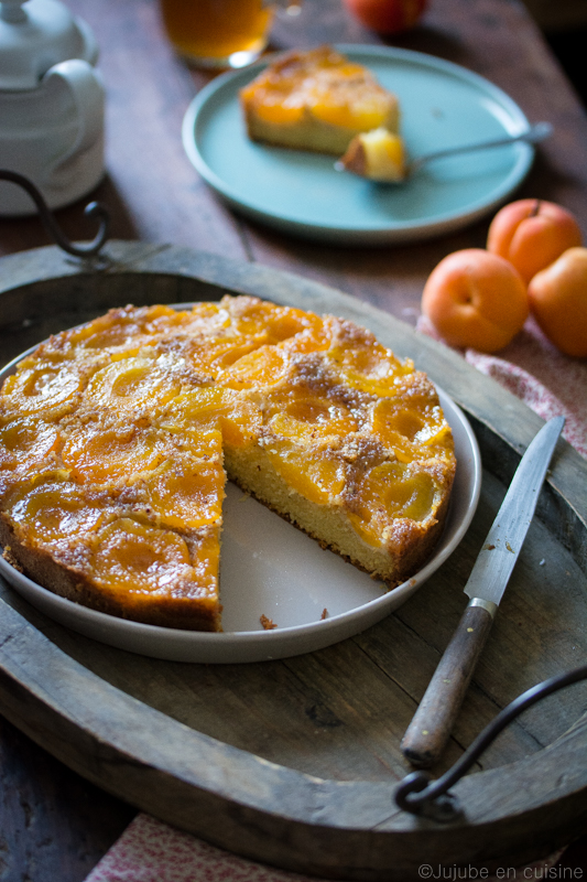 Gâteau renversé aux abricots | jujube en cuisine