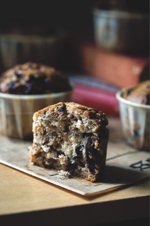 Muffins aux pépites de chocolat (sans oeuf, sans lait) | Jujube en cuisine
