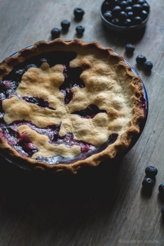 Tarte à la myrtille | Blueberry pie | Jujube en cuisine