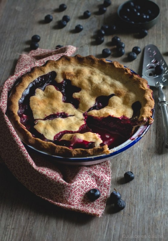 Tarte à la myrtille | Blueberry pie | Jujube en cuisine