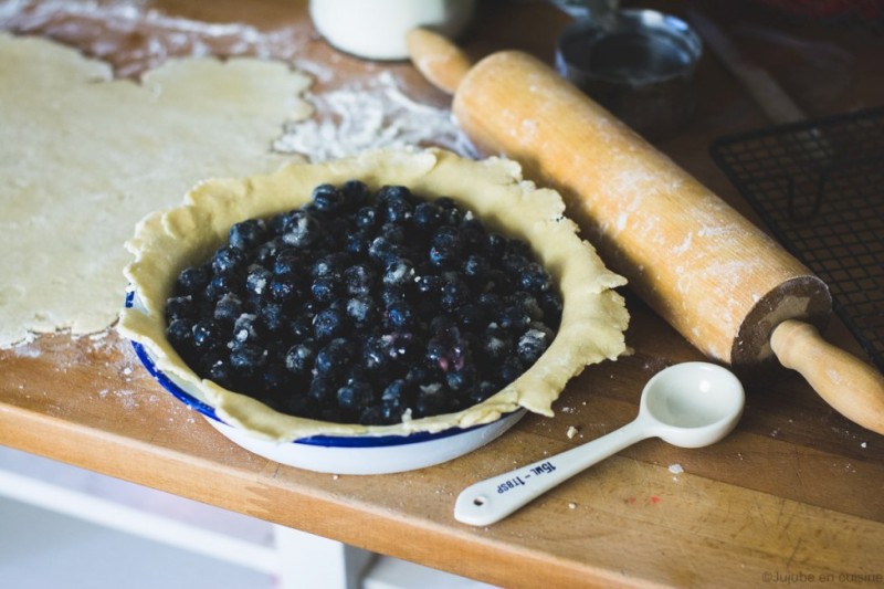 Tarte à la myrtille | Blueberry pie | Jujube en cuisine