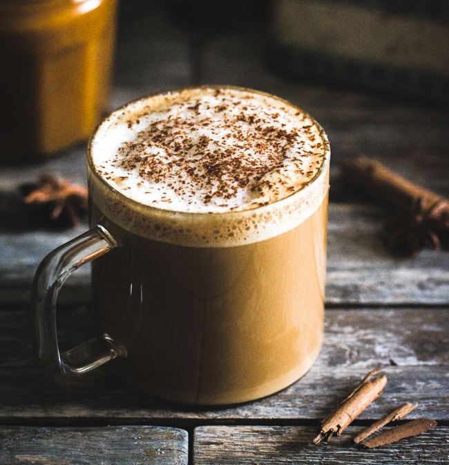 Pumpkin spice latte (sans lactose)