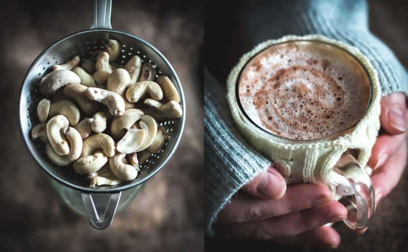 Délicieux chocolat chaud au lait de noix de cajou | Jujube en cuisine