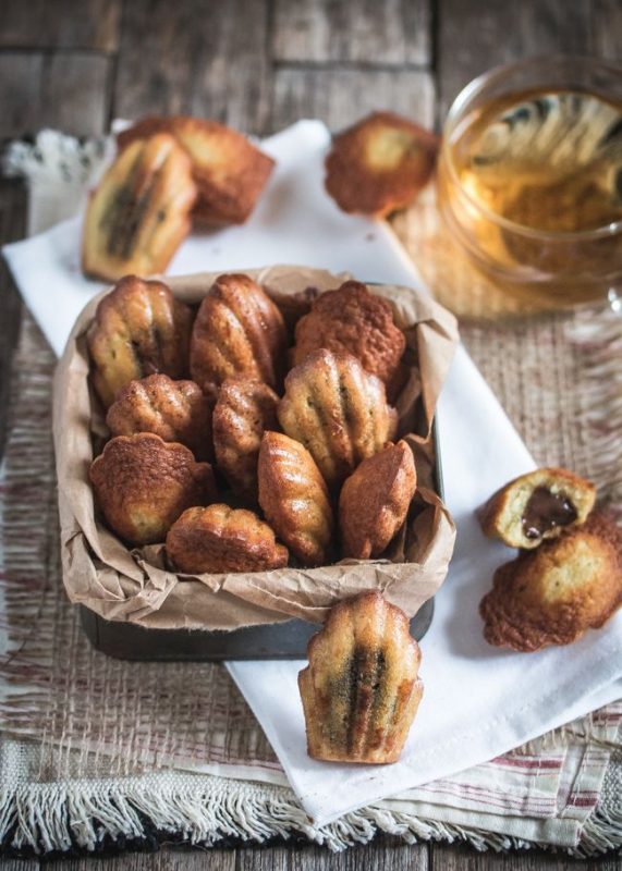 Madeleines au citron-bergamote (fourrées à la pâte à tartiner) | Recette de base de Philippe Conticini | Jujube en cuisine