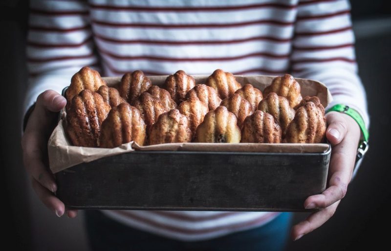 Madeleines au citron-bergamote (fourrées à la pâte à tartiner) | Recette de base de Philippe Conticini | Jujube en cuisine