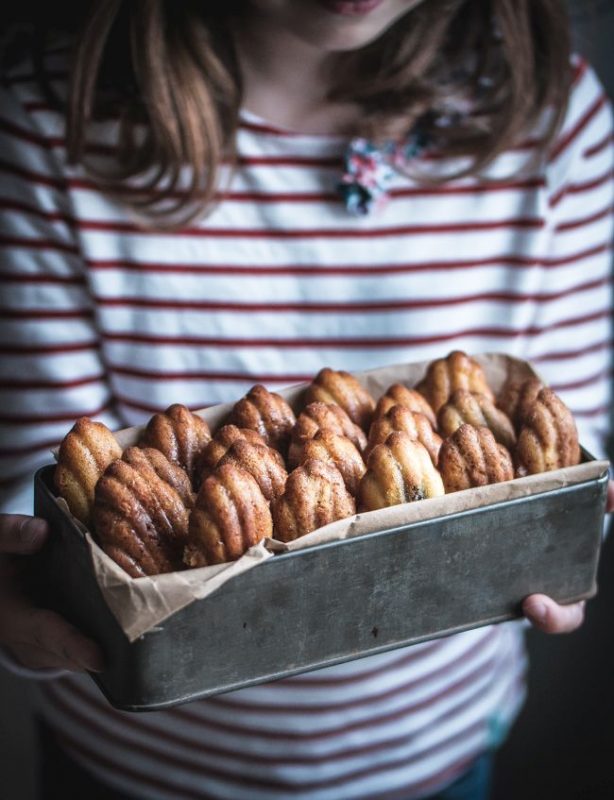 Madeleines au citron-bergamote (fourrées à la pâte à tartiner) | Recette de base de Philippe Conticini | Jujube en cuisine