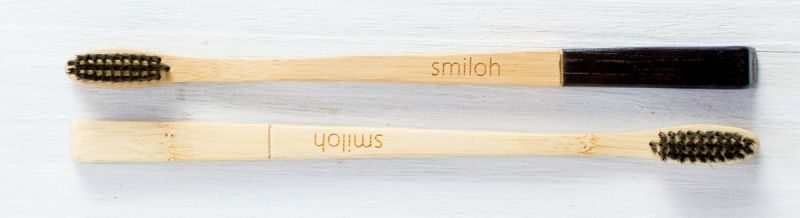  brosses à dents en bambou de SMILOH 100% biodégradable