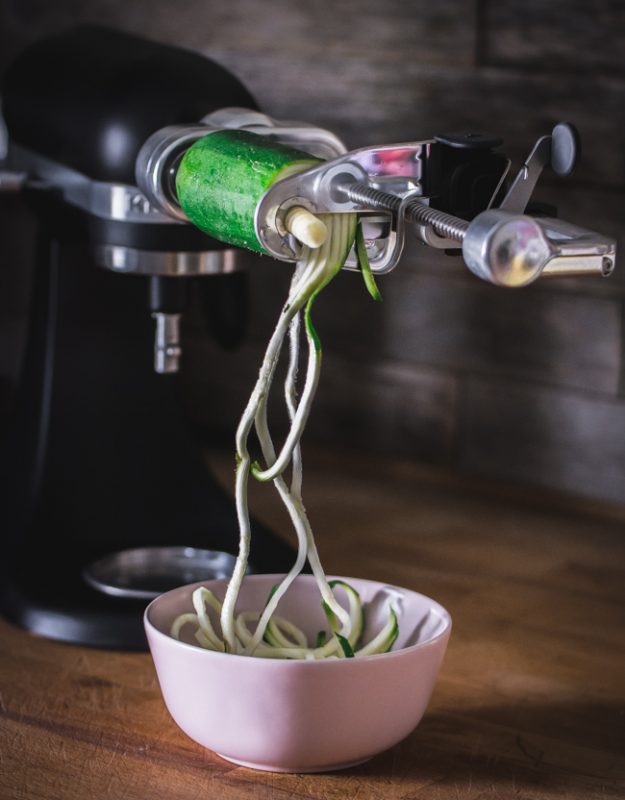 Spaghetti de courgette avec le spiralizer de KitchenAid | Jujube en cuisine