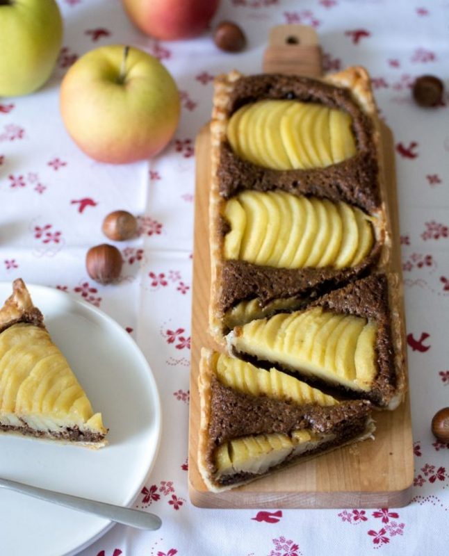 Recette De Tarte Aux Pommes Et A La Creme De Noisette