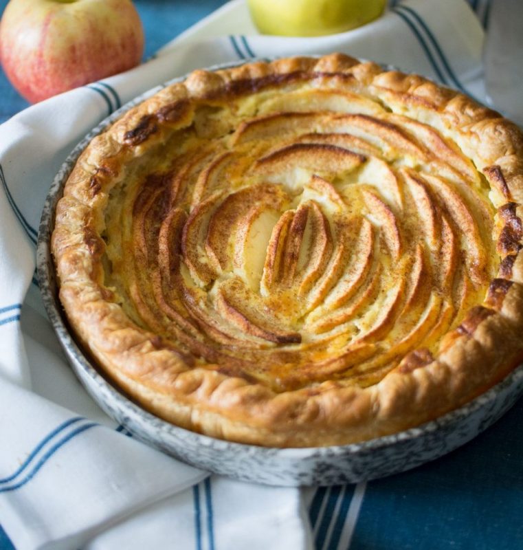 Recette Tarte Aux Pommes Facon Tarte Normande Oeuf Creme Sucre