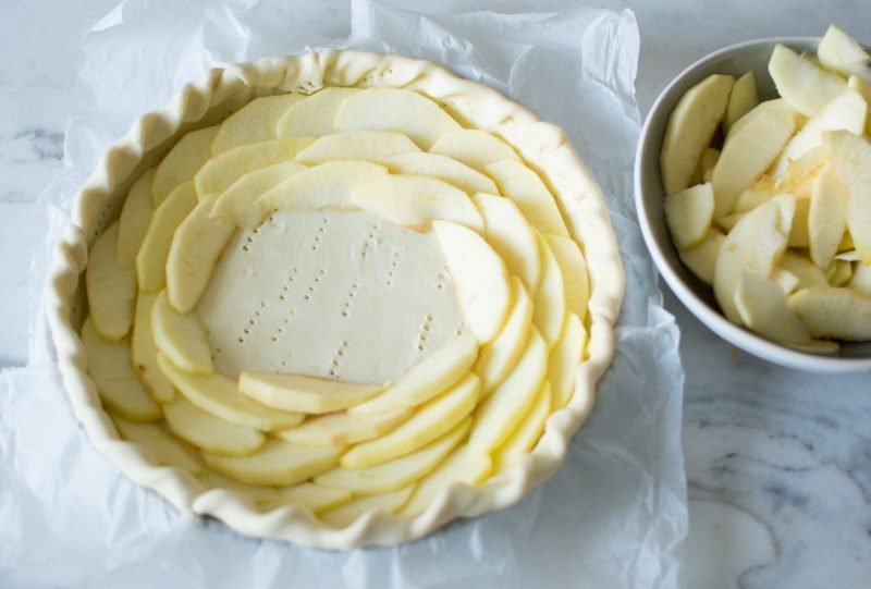 Recette Tarte Aux Pommes Facon Tarte Normande Oeuf Creme Sucre