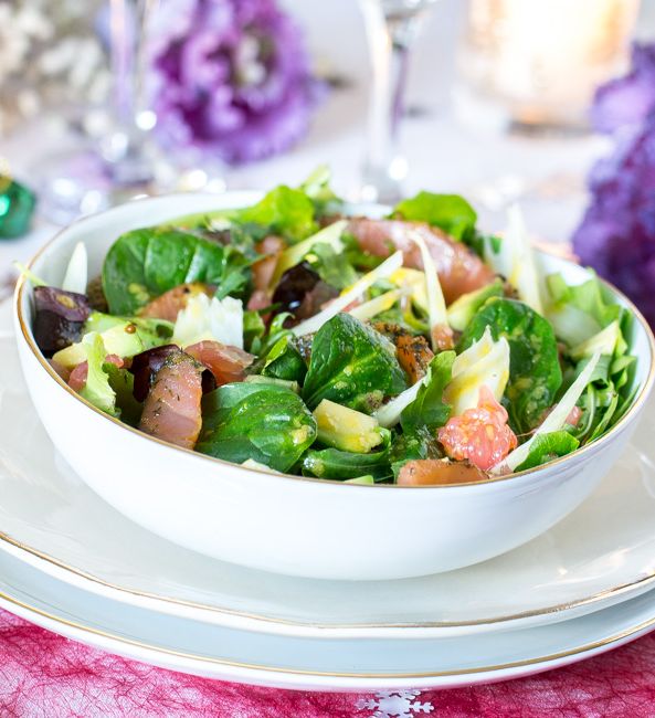 Salade Simple Fraiche Et Légère Pour Repas De Fêtes