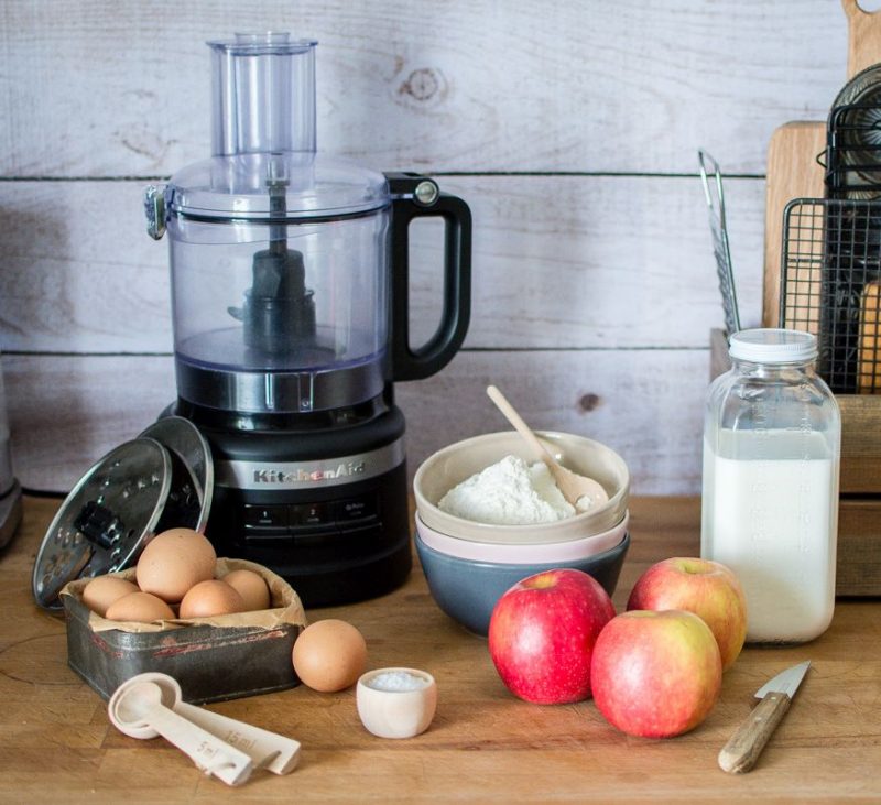 Robot ménager multifonction 1.7L KitchenAid | Pancakes à la pomme (râpée) | Jujube en cuisine